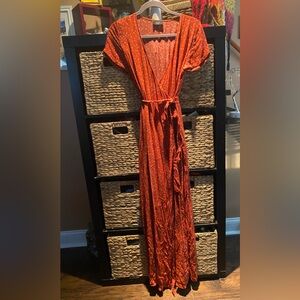 VICI Real floor length wrap dress